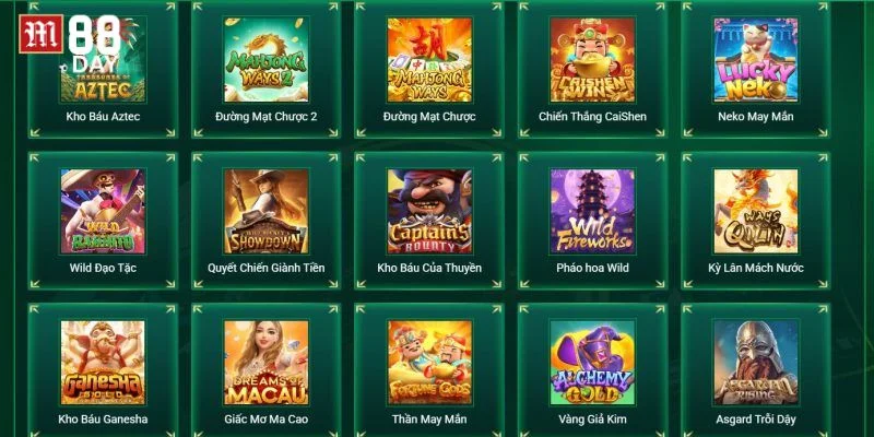 Kho game slot đỉnh cao chỉ có tại M88.